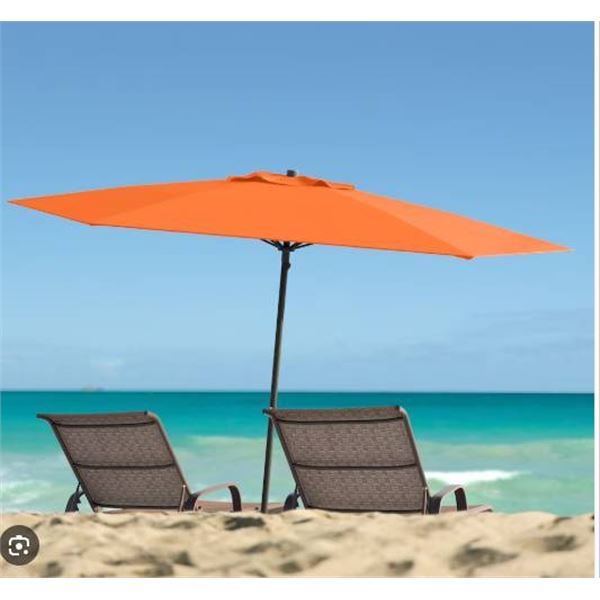 StyleWell 7.5 ft Umbrella Sienna Canopy with UV-Resistant Fabric