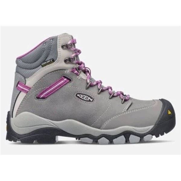KEEN Canby Waterproof Industrial Utility Aluminum Safety Boots; Women’s Size 8M