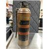 Image 1 : Copper Fire Extinguisher Marked Caution Model with Hose Attachment