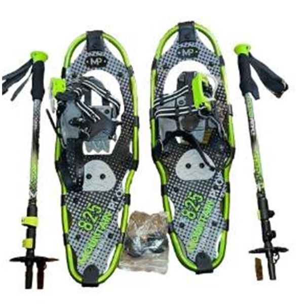 Yukon Mountain Profile 825 Snowshoe Set with Poles and Accessories