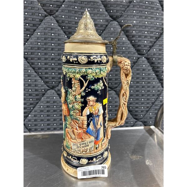 Vintage Gerz 19-1/2″ Lidded Beer Stein Germany | eBay