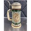 Image 2 : Vintage AVON Rainbow Trout English Setter 1978 Lidded Beer Stein Mug