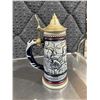 Image 3 : Vintage Avon Stein With Pewter Lid, Stag, Goat and Eagle Scene Beer Tankard