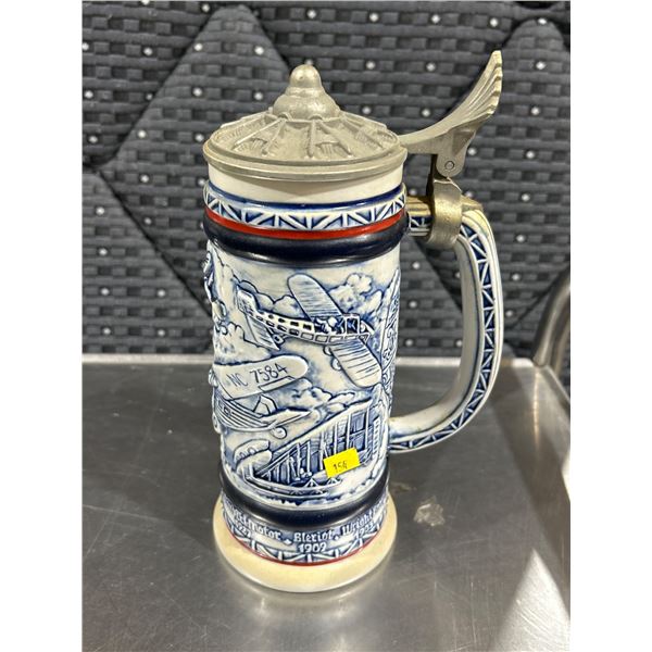Avon Aviation Beer Stein Mug 1981 Airplane