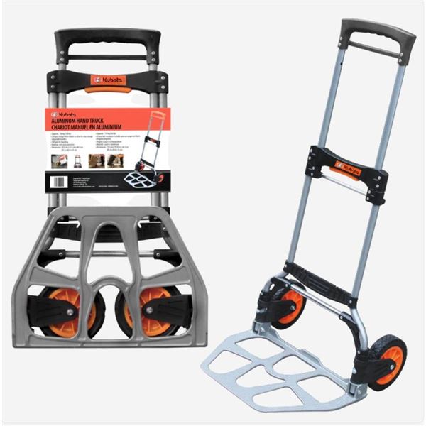 Kubota Collapsible Hand Truck with Metal Base and Rubber Wheels