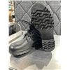 Image 3 : Greb Black Leather Combat Boots, Size 9, Model 030054