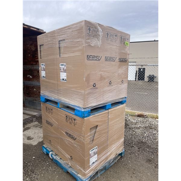 Two Pallets of EBSU Cabinets Featuring Coral RHD-BTG24-PN and Other Models