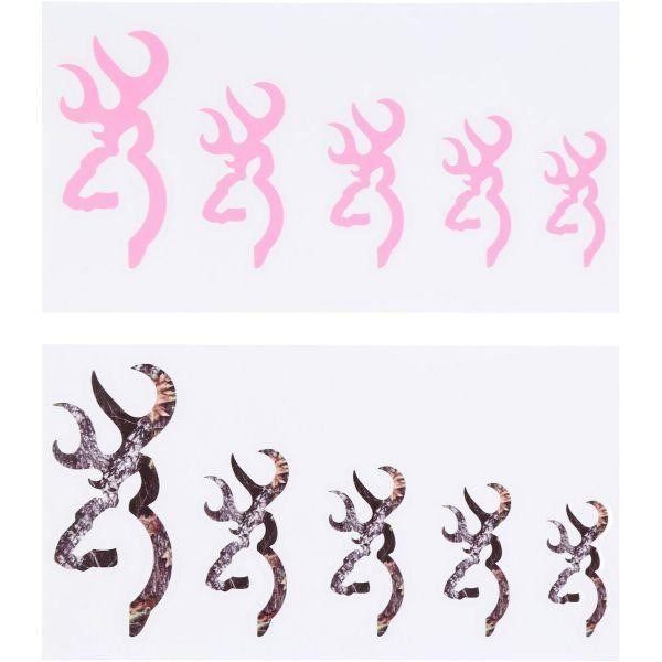 BROWNING BUCKMARK FAMILY MOBU & PINK DECALS