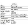 Image 3 : BROWNING X-BOLT 6.5 PRC SPEED OVIX MB 24in 3rnd