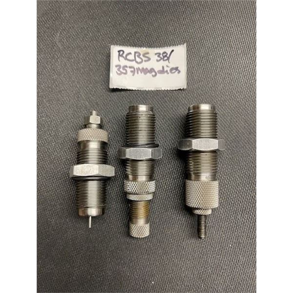 RCBS 38 SPECIAL/357 MAG DIES - NO BOX