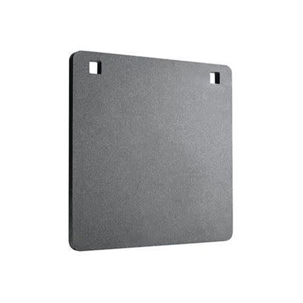 CHAMPION AR500 4in SQUARE 3/8in GONG TARGET & CHAIN HANGING SET