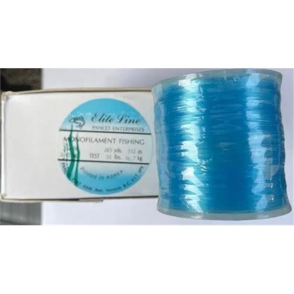6 SPOOLS - PANCO ELITE 35lb 285yd MONOFILAMENT LINE