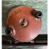 Image 1 : VINTAGE PEETZ 6in Wooden & Brass Trolling Reel w/ABU GARCIA Commodore 8'6 Trolling Rod