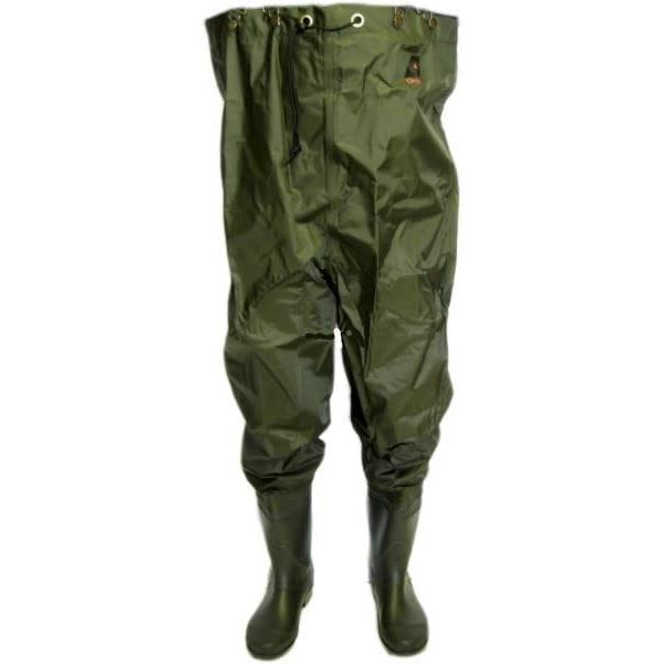 RIVERSIDE SZ 9 PVC COATED CHEST BOOTFOOT WADERS