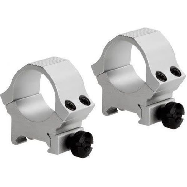 SUN OPTICS SM055 - 1in MED STD DOVETAIL SPORTS RING - SILVER