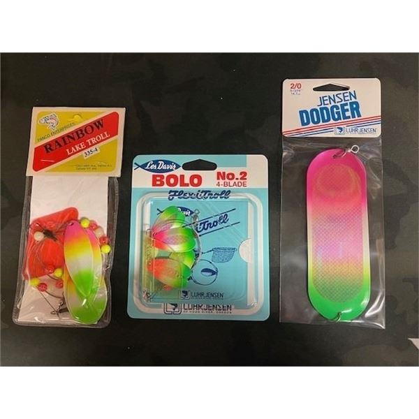 GREEN RAINBOW TROLL/DODGER ASSORTMENT