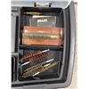 Image 5 : TOOL BOX WITH MISCELLANEOUS GUN CLEANING SUPPLIES