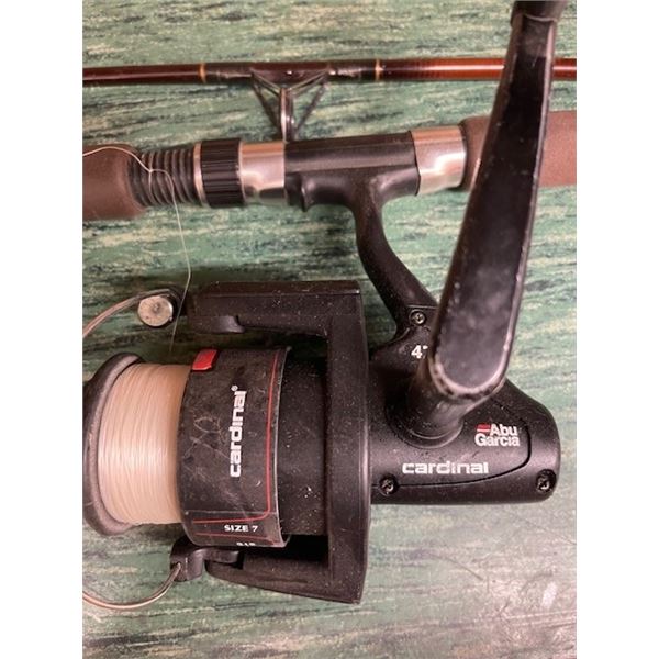 ABU GARCIA Cardinal 47 spinning reel with Omni 8ft Spinning Rod