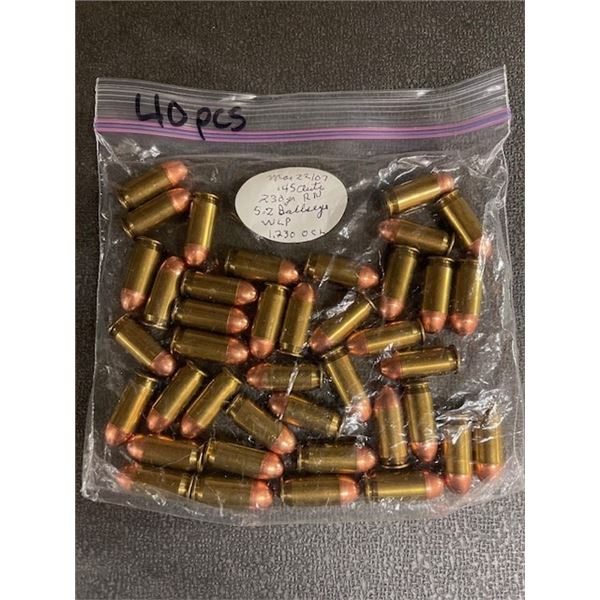 145 pcs 45 AUTO RELOADS - ASSORTED GRAINS