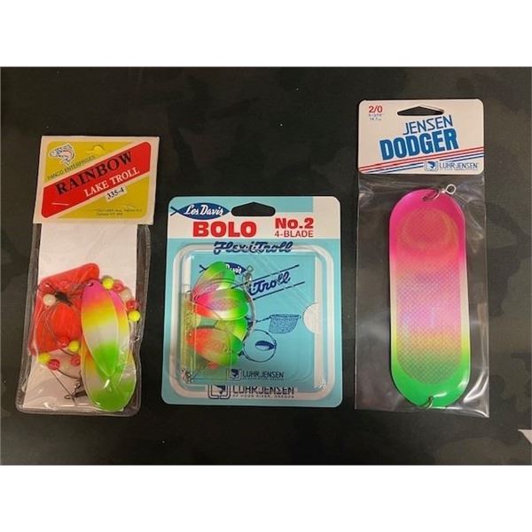 GREEN RAINBOW TROLL/DODGER ASSORTMENT