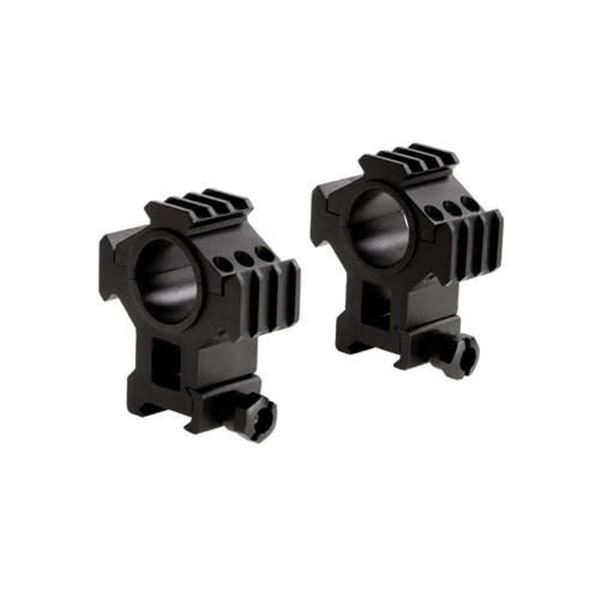 2 - SUN OPTICS TRI RAIL 30MM/1in PICATINNY RING