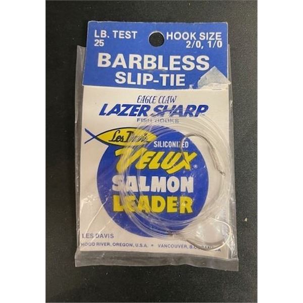 15 - LES DAVIS 2/0,1/0 SALMON LEADER