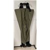 Image 5 : Cabela's XL Model #83-0330 Bluestream Breathable Stockingfoot Chest Waders with Neoprene Gravel Guar