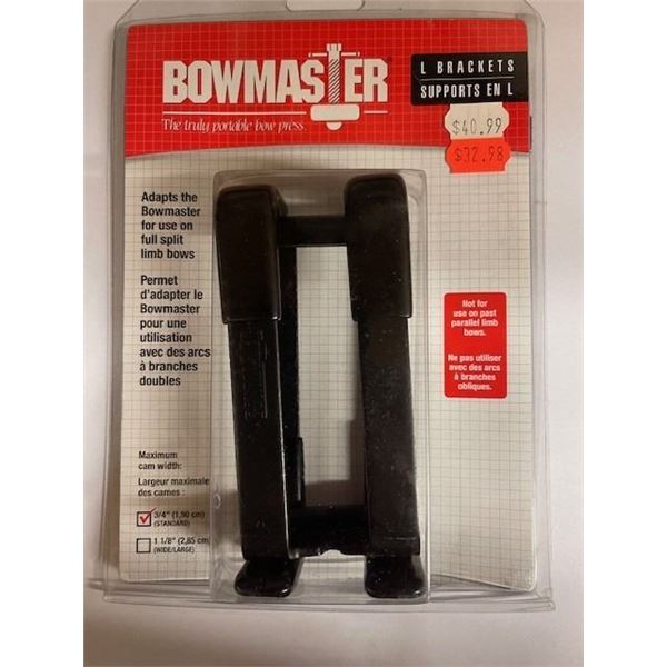 BOWMASTER 3/4in STANDARD L BRACKETS