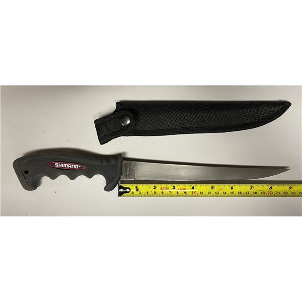 SHIMANO 9in Fillet knife with sheath