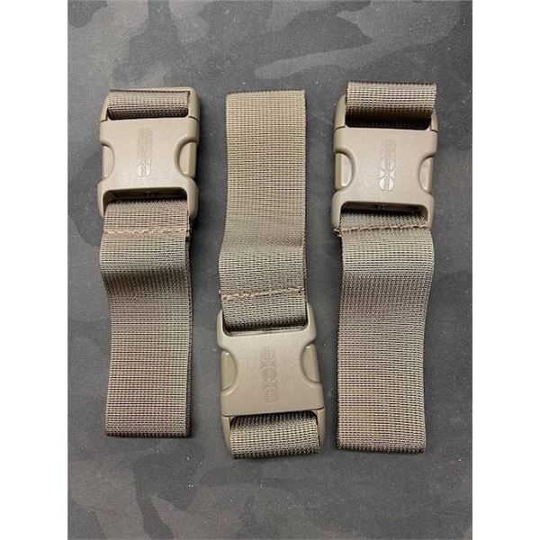 EBERLSTOCK 38mm x 12in EXTENDER STRAPS - DRY EARTH