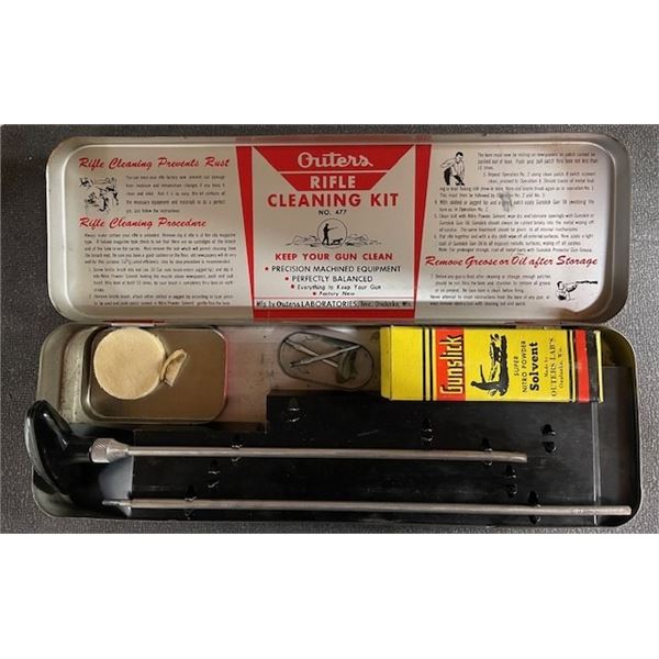 VINTAGE OUTERS GUNSLICK #477 RIFLE KIT - 22 CAL