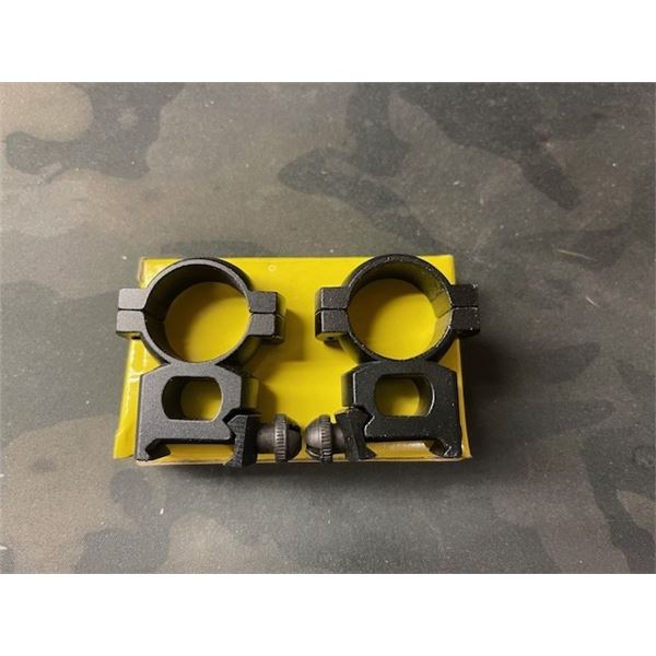 SCORPION MZH 34 1in HIGH RINGS WEAVER STYLE BLACK