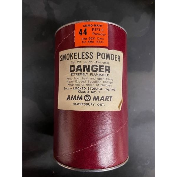AMMOMART 44 RIFLE POWDER - NOT AVAILABLE FOR SHIPPING - MUT BE PICKED UP AT OUR SHOP