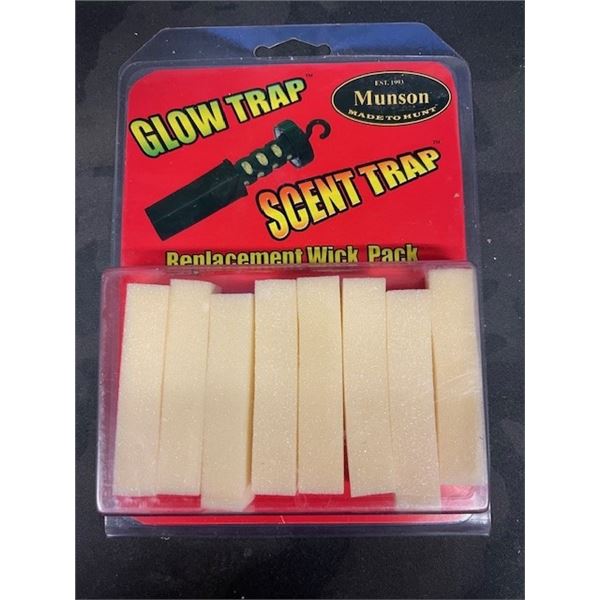 2 - MUNSON GLOW TRAP SCENT TRAP REPLACEMENT WICKS