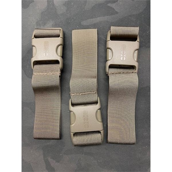 EBERLSTOCK 38mm x 12in EXTENDER STRAPS - DRY EARTH