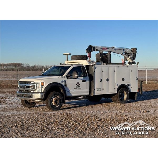 2021 FORD F600 XLT SINGLE CAB SERVICE TRUCK