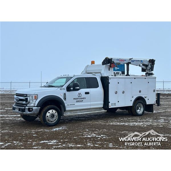 2022 FORD F550 XLT EXT CAB S/A SERVICE TRUCK