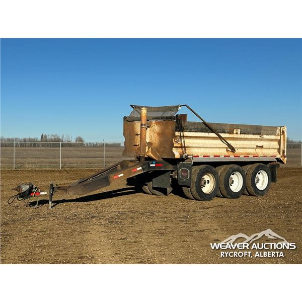 2007 RENN S11700 17 FT TRIDEM GRAVEL PUP TRAILER