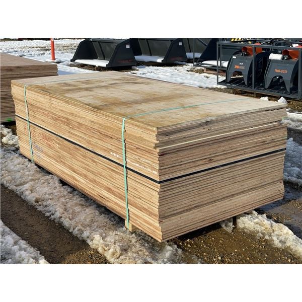 (40) 3/4 IN. 4 X 8 FT. CSP/DFP NO STAMP PLYWOOD