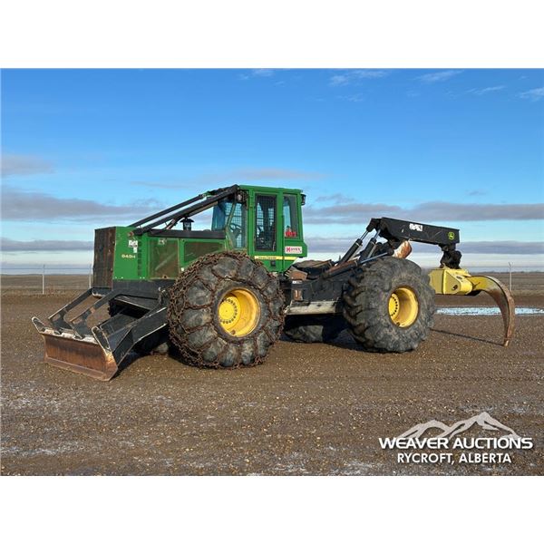 2010 JOHN DEERE 848H GRAPPLE SKIDDER