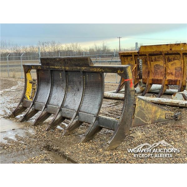 12.5 FT CRAWLER TRACTOR BRUSH RAKE