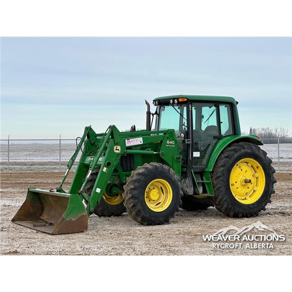 2002 JOHN DEERE 6420 MFWD TRACTOR