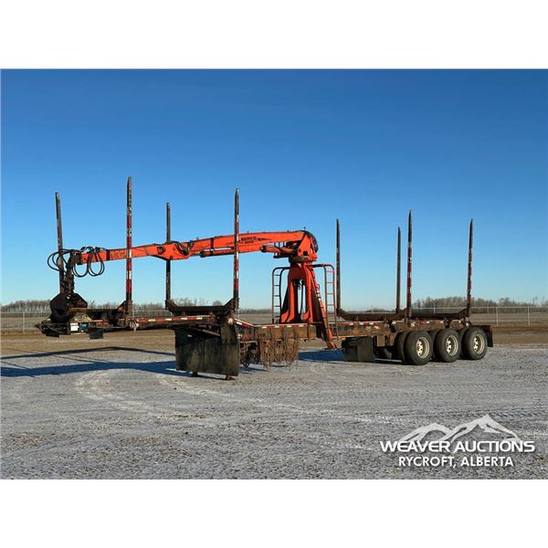 2014 TIMMINS DDL50-3A60 TRI/A LOG TRAILER