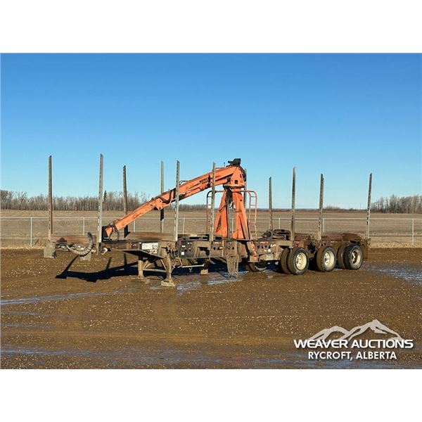 2001 DELOUPE VIKING 48FT SELF LOADING LOG TRAILER