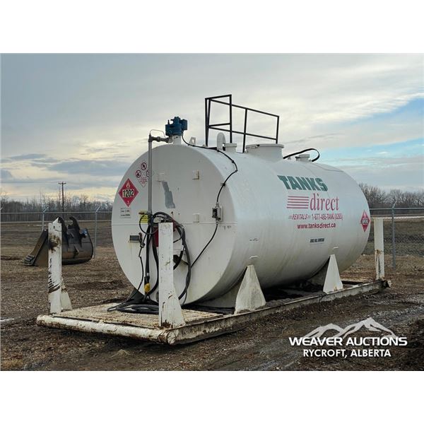 2006 15,000 LITRE DOUBLE WALL FUEL TANK ON SKID