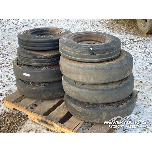 (8) MISC TIRES & RIMS