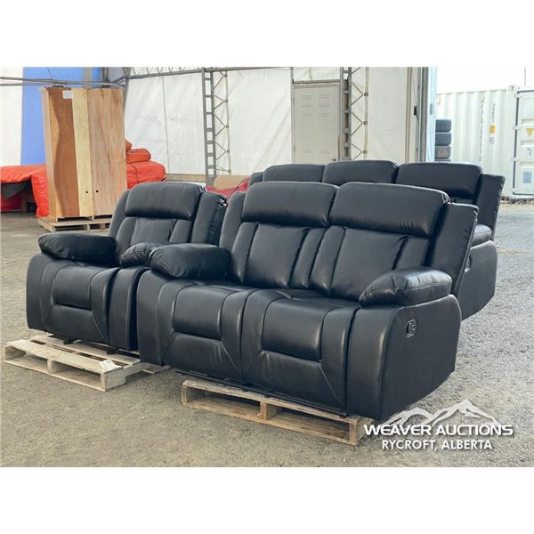 RECLINING SOFA W/LOVESEAT & CHAIR