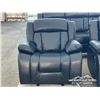 Image 5 : RECLINING LEATHER SOFA W/LOVESEAT & CHAIR