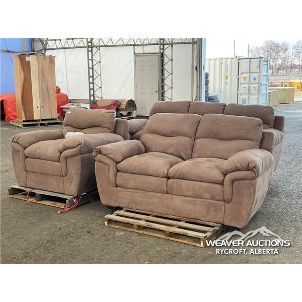 ULTRA PLUSH SOFA W/LOVESEAT & CHAIR