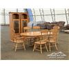 Image 2 : WOOD DINING ROOM SET